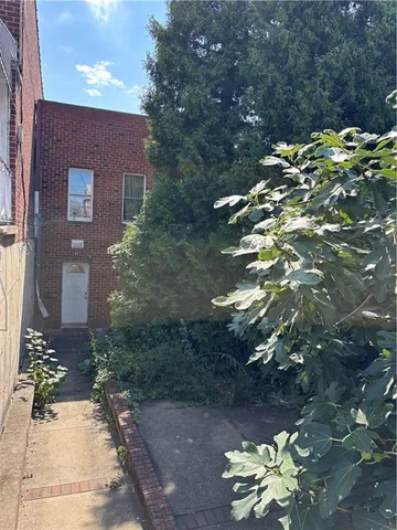 a backyard of a house