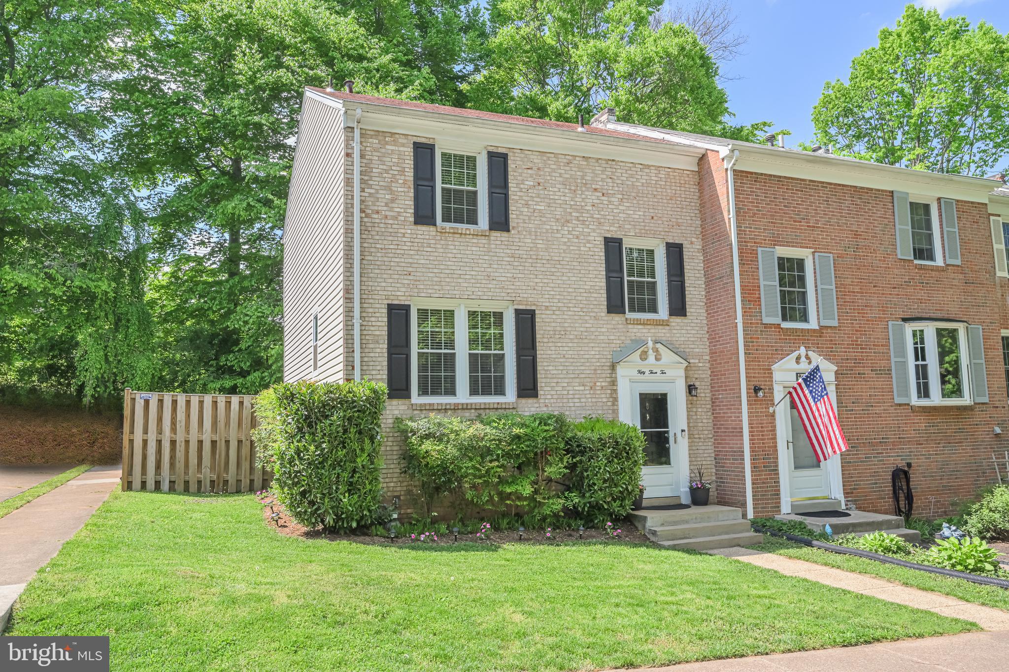 5310 Danbury Forest Drive Springfield, VA 22151 - Photo 1 of 42 Brick Front End-Unit Townhome Backing to Trees