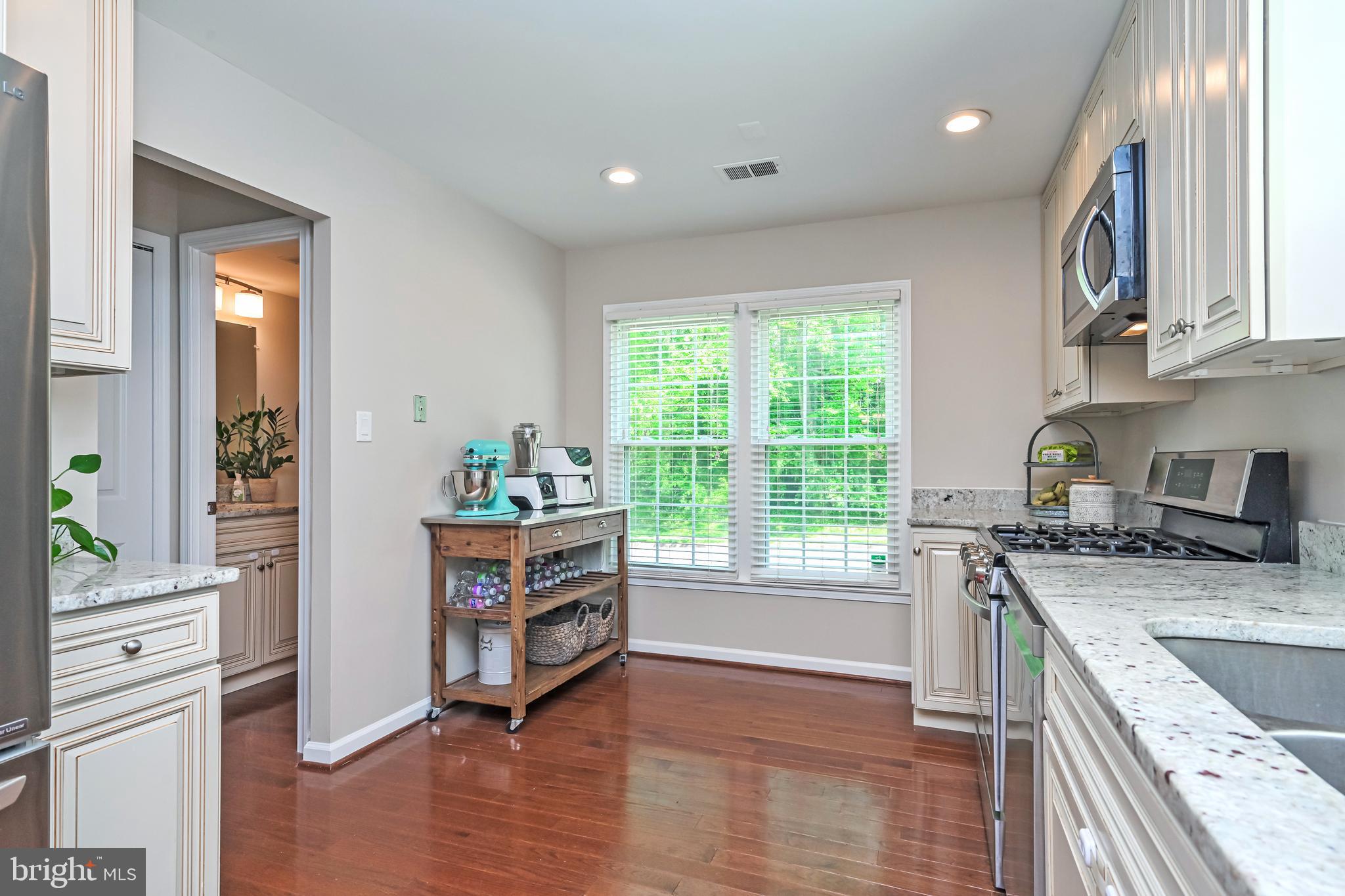 5310 Danbury Forest Drive Springfield, VA 22151 - Photo 14 of 42 Recessed Lighting + Double Window in Kitchen
