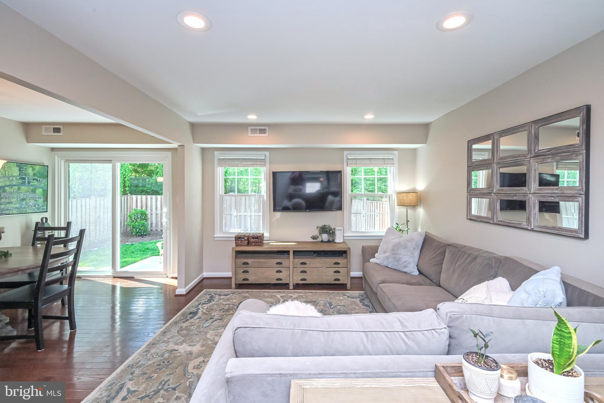 5310 Danbury Forest Drive Springfield, VA 22151 - Photo 2 of 42 Sunlit Living Room with Double Windows