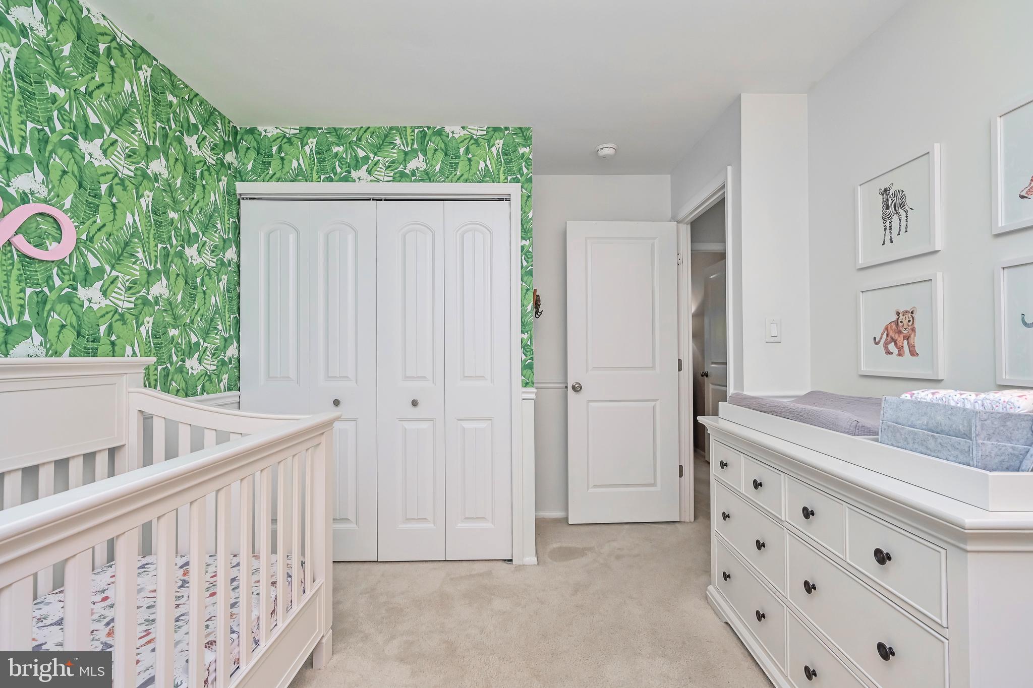 5310 Danbury Forest Drive Springfield, VA 22151 - Photo 21 of 42 Bedroom 2 Peel & Stick Wallpaper Comes off Easy