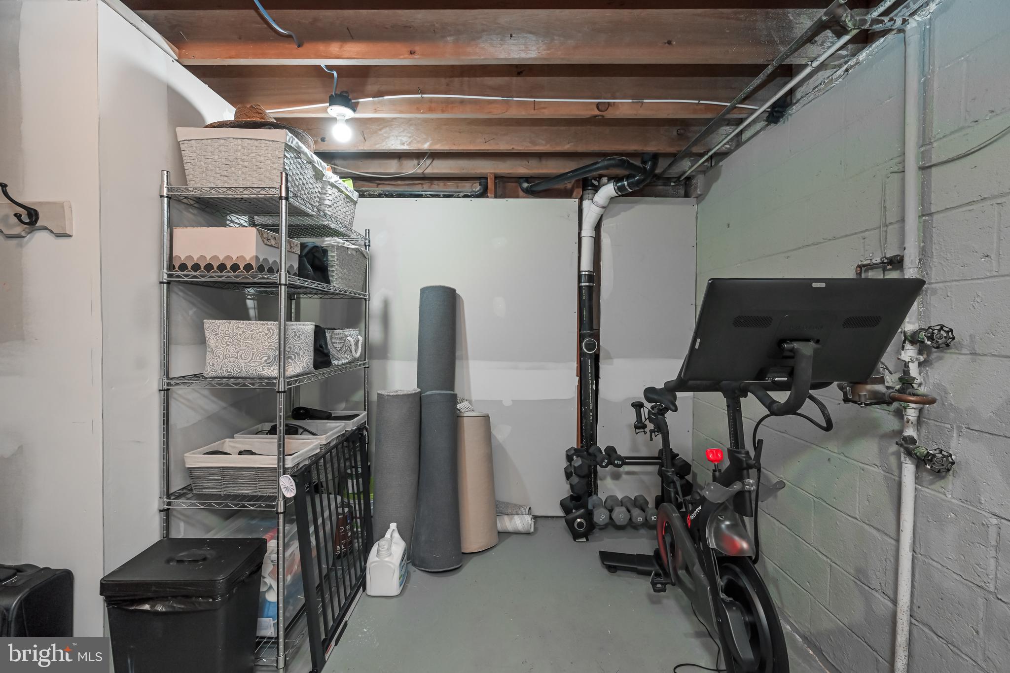 5310 Danbury Forest Drive Springfield, VA 22151 - Photo 28 of 42 Additional Storage + Exercise Area in Lower Level