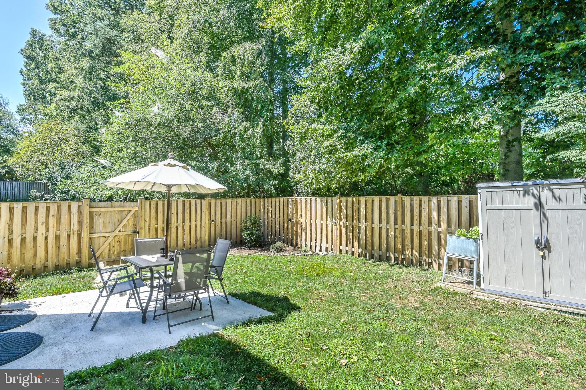 5310 Danbury Forest Drive Springfield, VA 22151 - Photo 29 of 42 Fully Fenced Rear Yard Backing to HOA Common Area