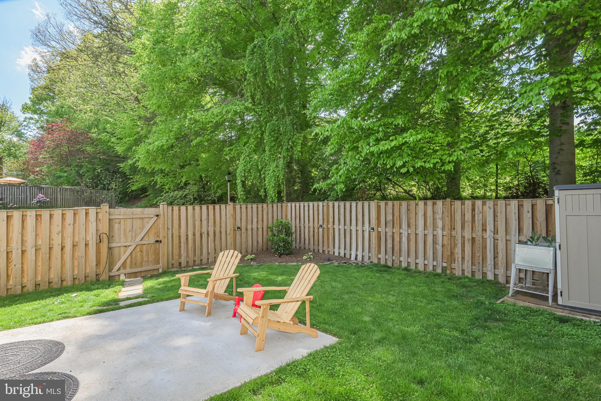 5310 Danbury Forest Drive Springfield, VA 22151 - Photo 30 of 42 New Concrete Patio in Oversized Rear Yard