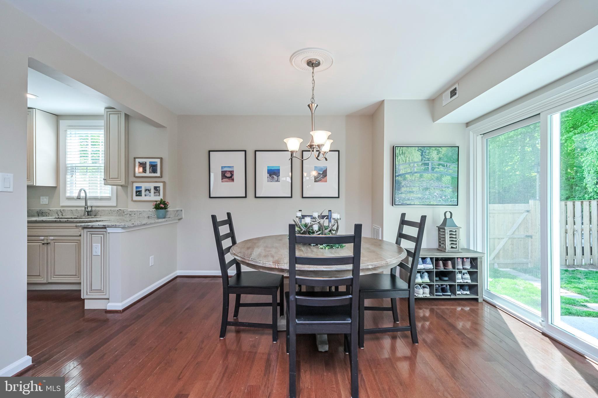 5310 Danbury Forest Drive Springfield, VA 22151 - Photo 9 of 42 Dining Room Opens to Kitchen