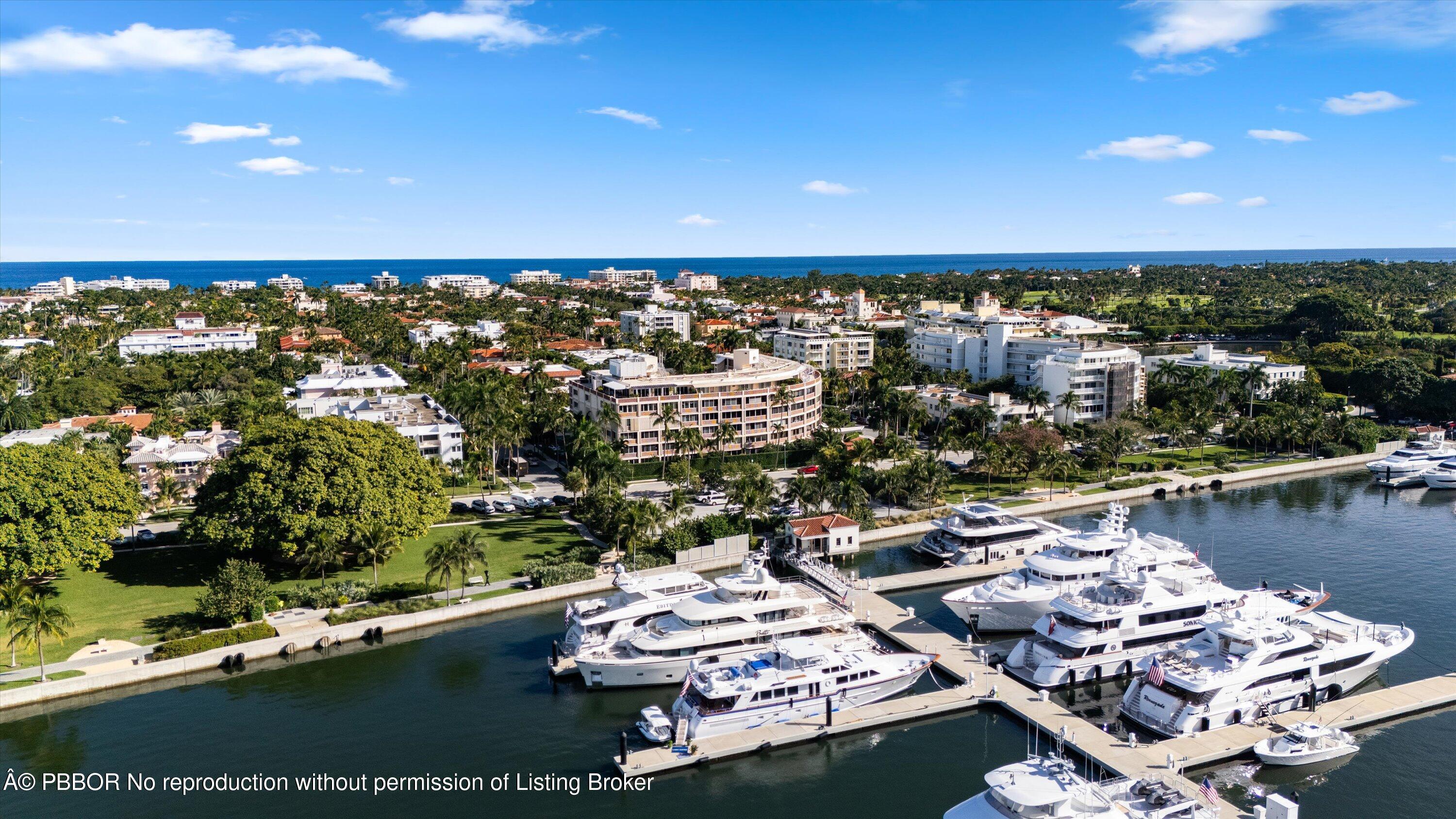 369 South Lake Drive, Unit 2E Palm Beach, FL 33480 - Photo 24 of 25 Aerial East Facing
