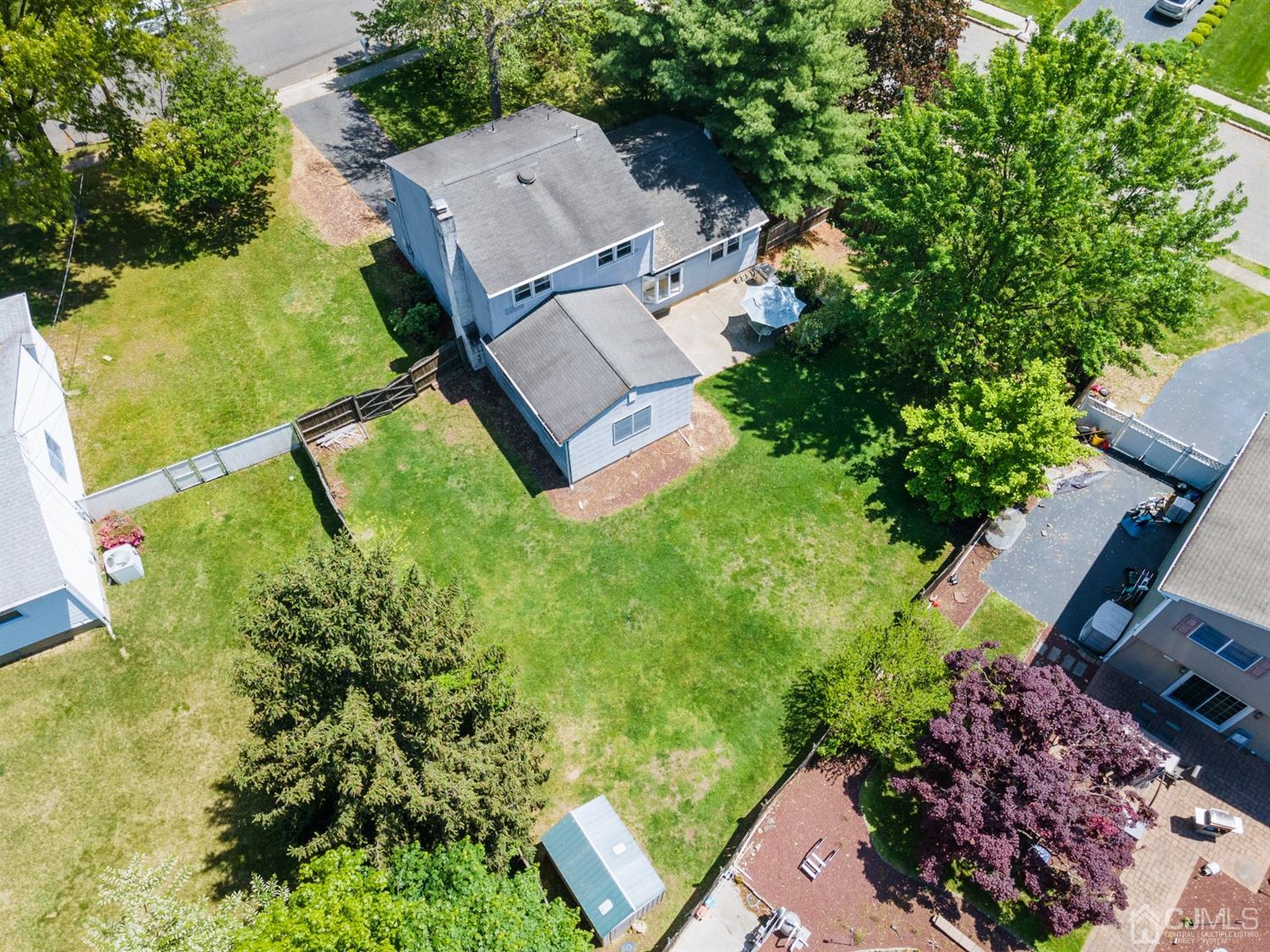15 Tar Heels Road Hamilton, NJ 08619 - Photo 42 of 46 an aerial view of a house with garden space and street view