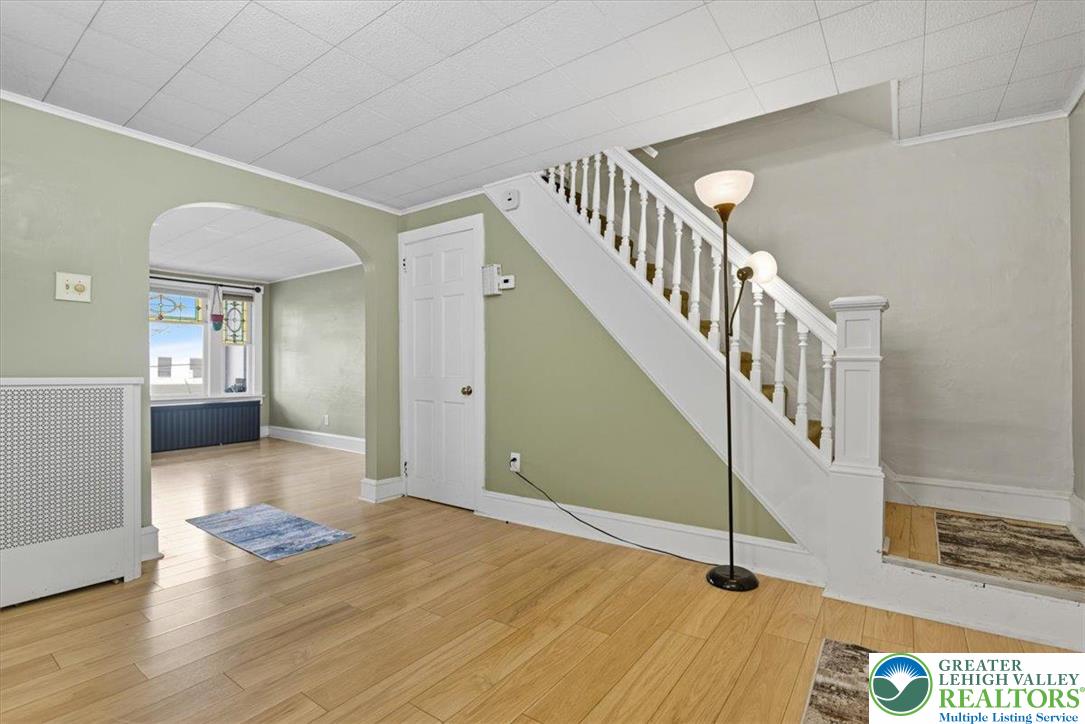 229 West High Street Nesquehoning, PA 18240 - Photo 11 of 38 a view of an entryway with wooden floor