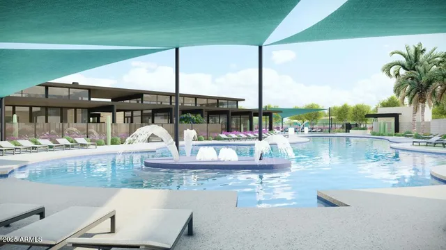 a view of parking area and car parked