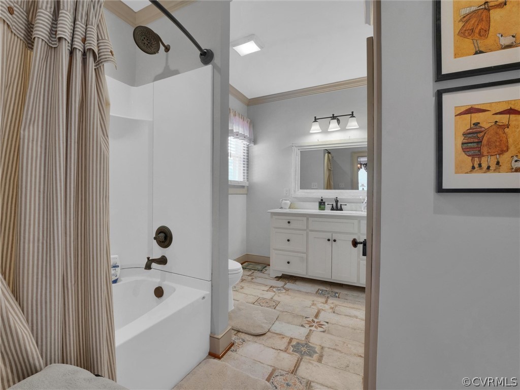 193 Robertsons Siding Road Crewe, VA 23930 - Photo 28 of 47 a bathroom with a sink a toilet and shower