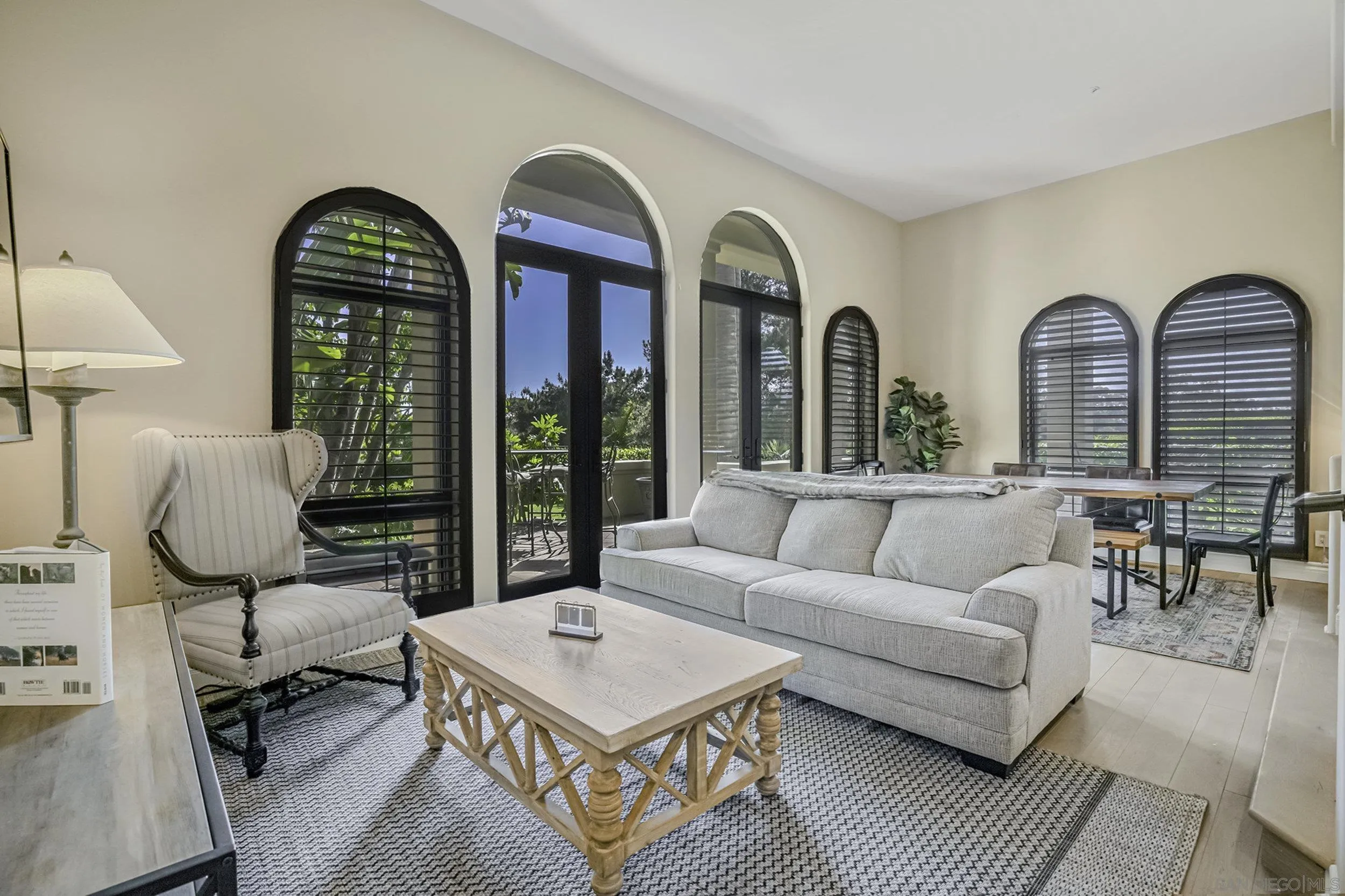5305 La Crescenta Road Rancho Santa Fe, CA 92067 - Photo 53 of 63 Access from the outside into the Large family room and dining area area of the attached guest casita