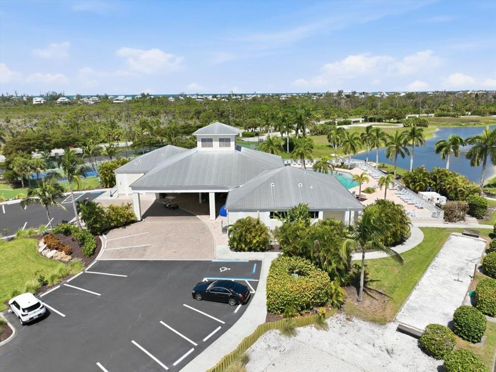 8411 Placida Road, Unit 407 Placida, FL 33946 - Photo 39 of 43 an aerial view of a house with a garden