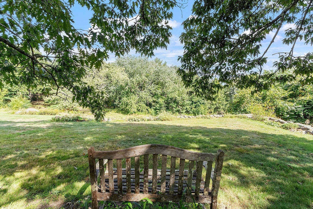 129 Oak Hill Road Harvard, MA 01451 - Photo 20 of 24 a view of a garden with an trees