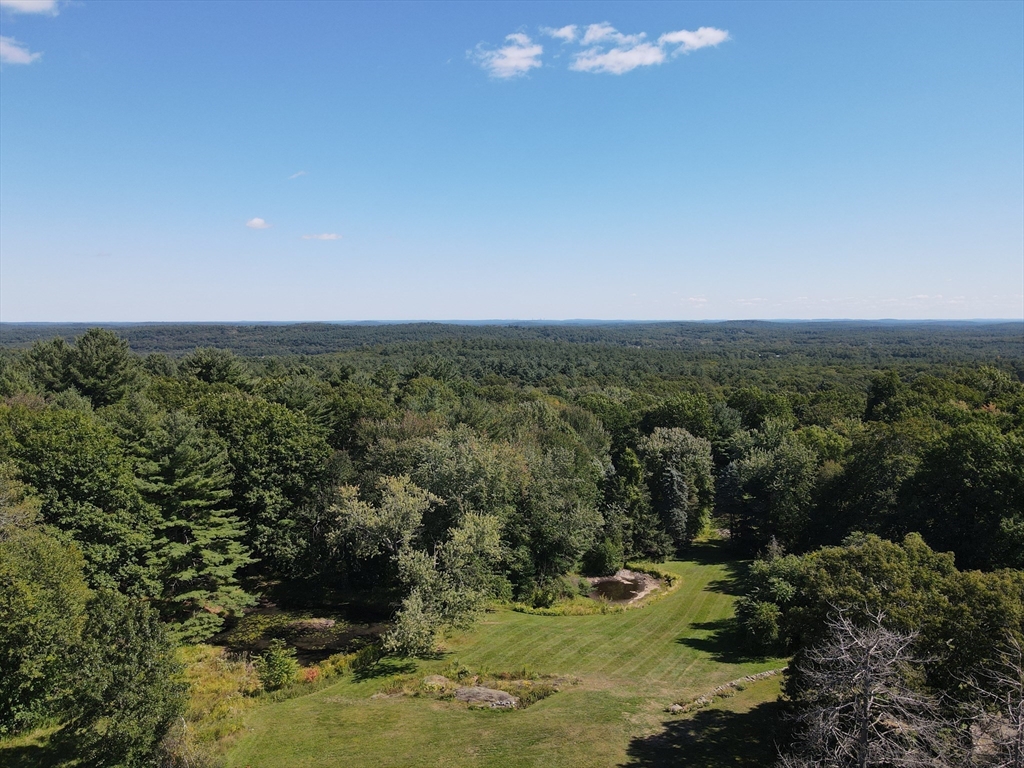 129 Oak Hill Road Harvard, MA 01451 - Photo 24 of 24 an aerial view of a houses with a yard