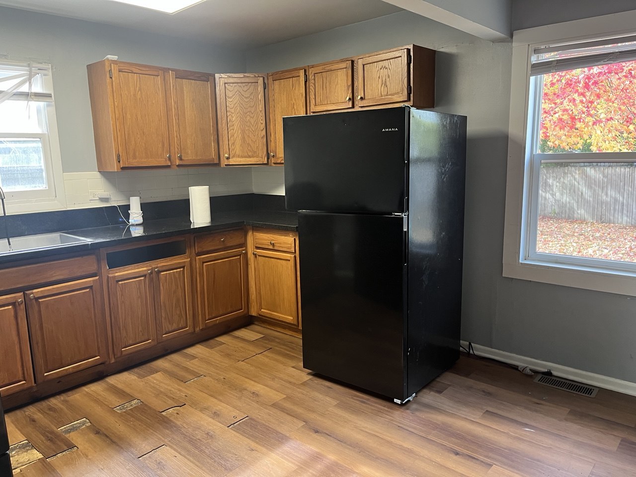 22146 Yates Avenue Sauk Village, IL 60411 - Photo 2 of 10 a kitchen with stainless steel appliances granite countertop a refrigerator and a sink