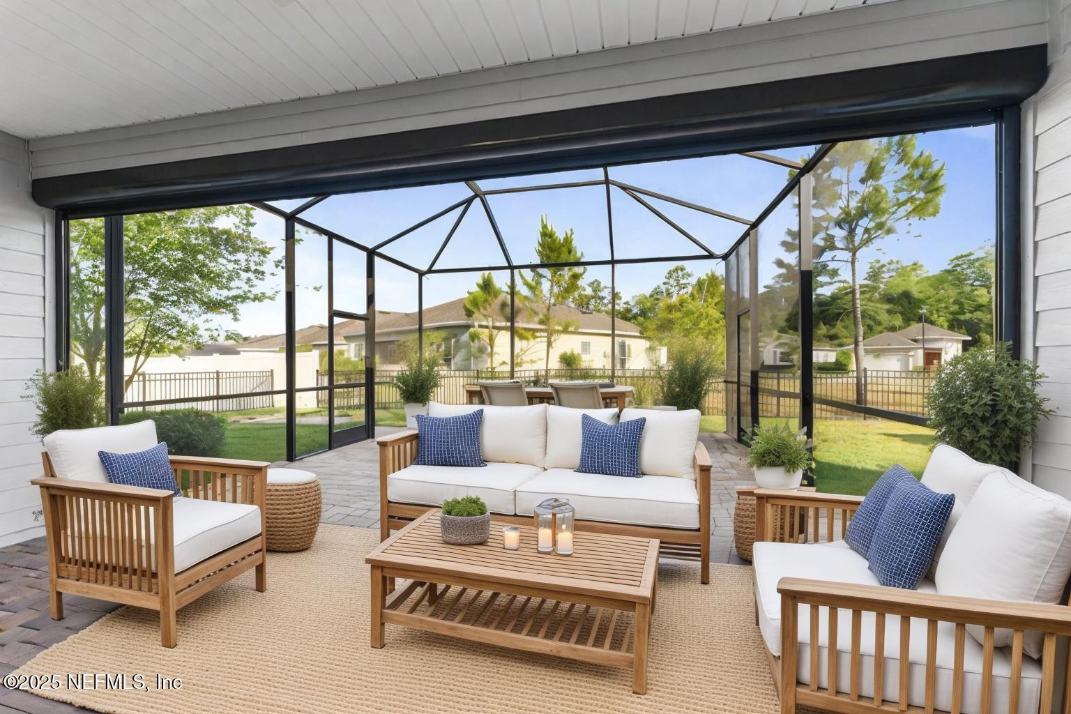 64 Nevis Peak Lane St. Augustine, FL 32092 - Photo 37 of 58 Virtually Staged Lanai