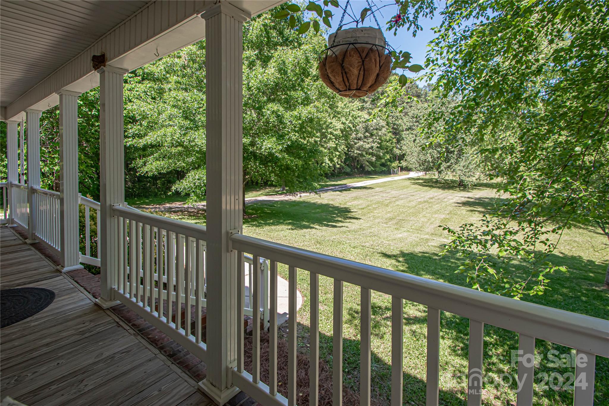 1641 Logan Terry Road Lancaster, SC 29720 - Photo 8 of 45 a view of a garden from a balcony