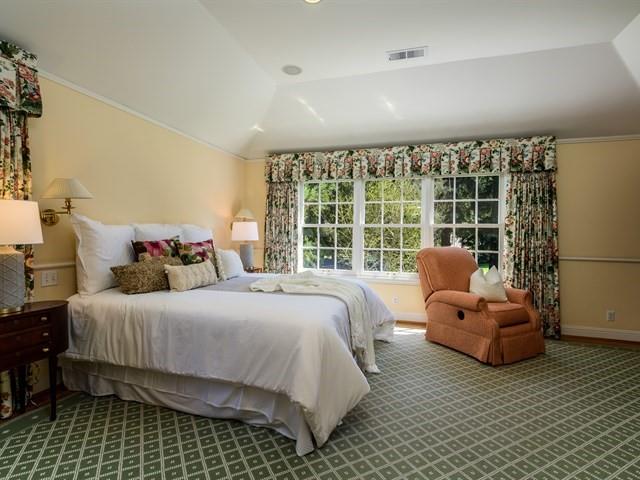 24 Edge Road Atherton, CA 94027 - Photo 18 of 34 a bedroom with a bed and a window