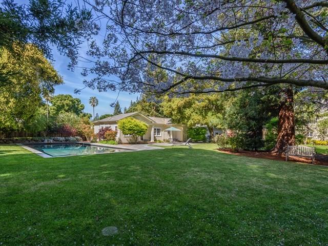 24 Edge Road Atherton, CA 94027 - Photo 34 of 34 a view of a house with a big yard