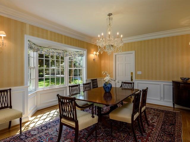 24 Edge Road Atherton, CA 94027 - Photo 7 of 34 a view of a dining room with furniture window and outside view