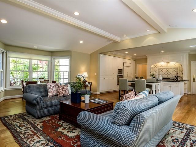 24 Edge Road Atherton, CA 94027 - Photo 10 of 34 a living room with furniture and a large window