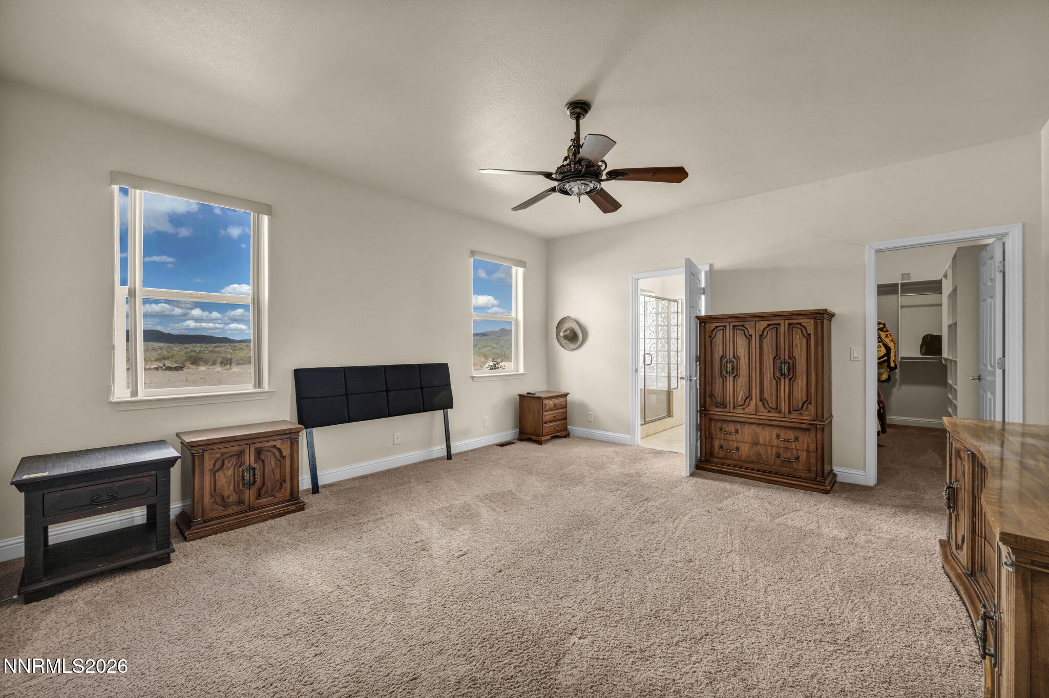 68 Kari Lane Smith Valley, NV 89430 - Photo 15 of 42 a view of livingroom with furniture and chandelier fan