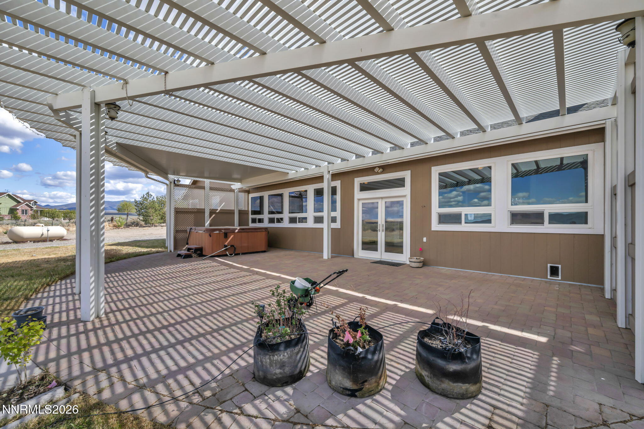 68 Kari Lane Smith Valley, NV 89430 - Photo 31 of 42 a view of a porch with furniture