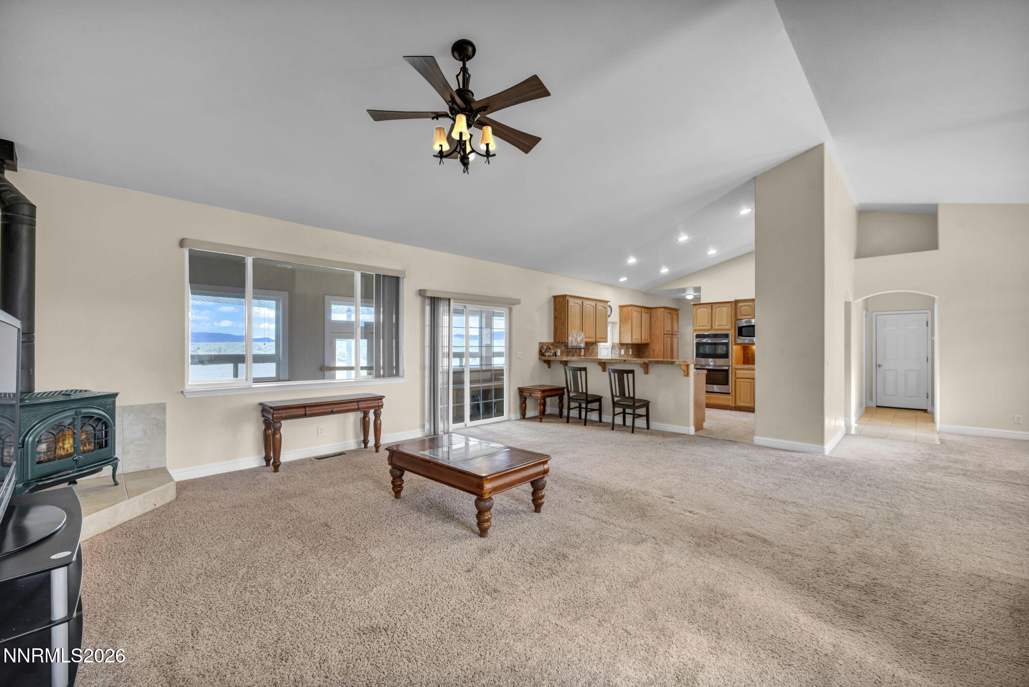 68 Kari Lane Smith Valley, NV 89430 - Photo 9 of 42 a view of a livingroom with furniture and a window