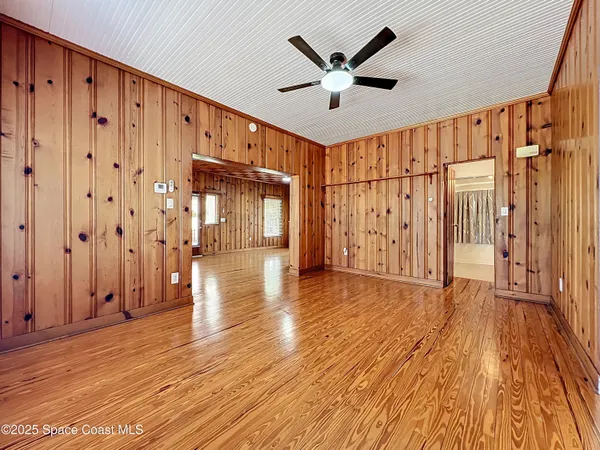 wooden floor in an empty room