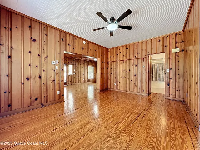 wooden floor in an empty room