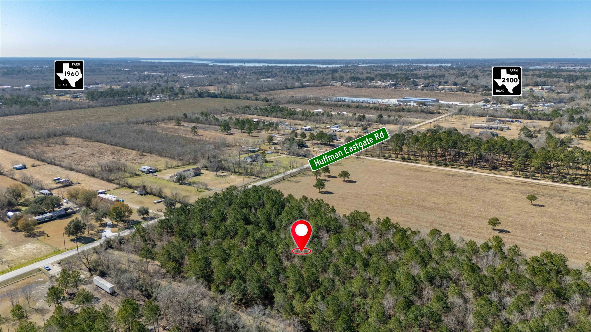 0 Huffman-Eastgate Road Huffman, TX 77336 - Photo 7 of 8 an aerial view of a house