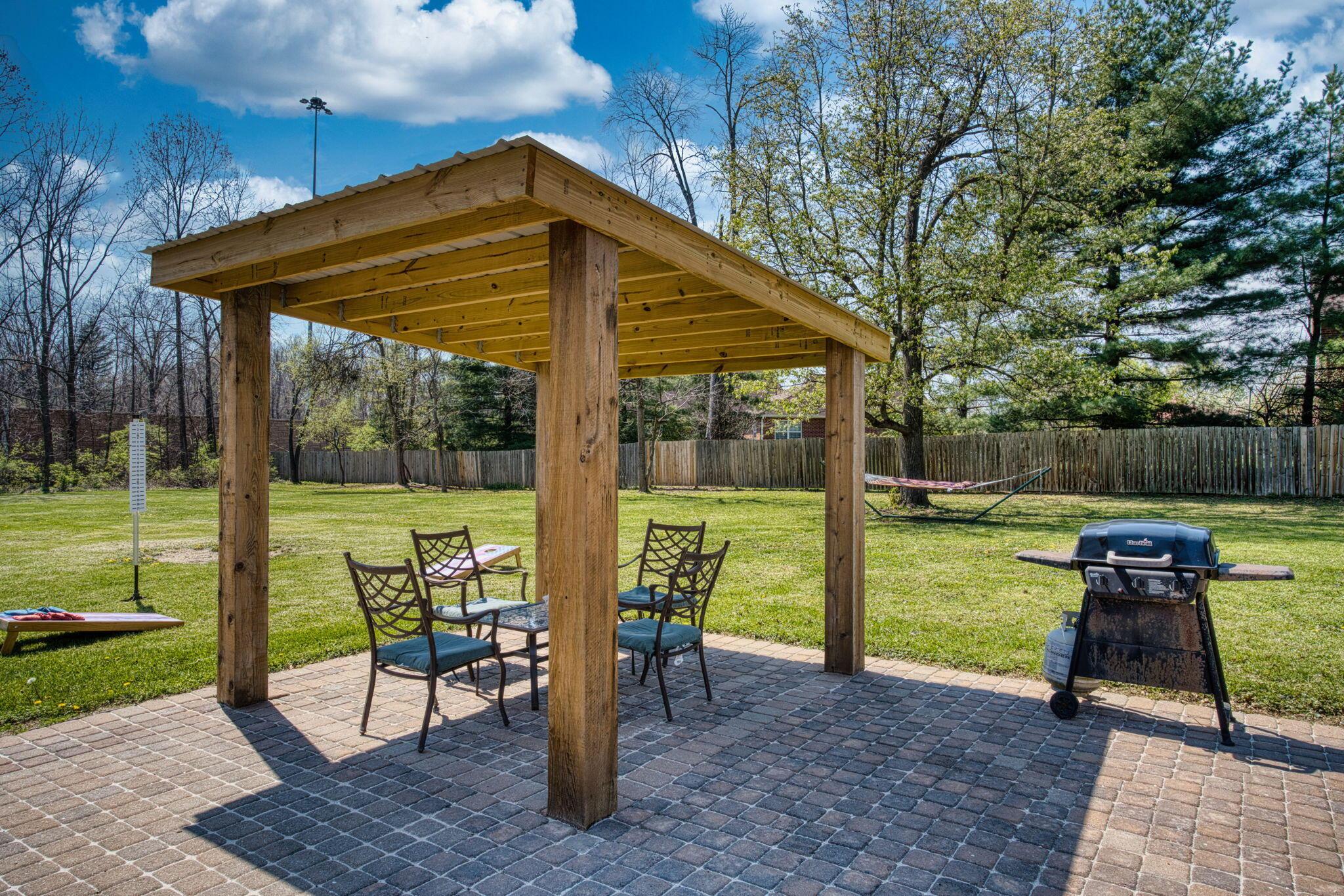 507 Agler Road Columbus, OH 43230 - Photo 48 of 74 Paver Patio with Perogla