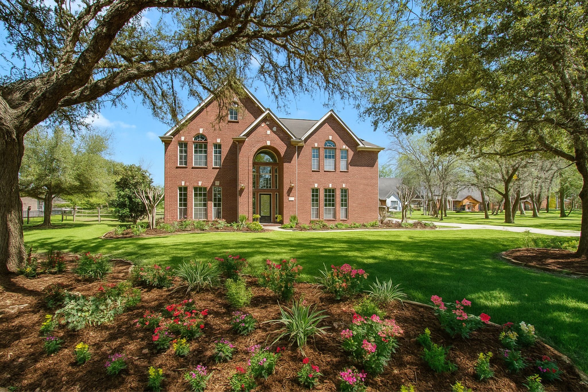 3610 Wellspring Lake Drive Fulshear, TX 77441 - Photo 1 of 45 a front view of a house with a yard