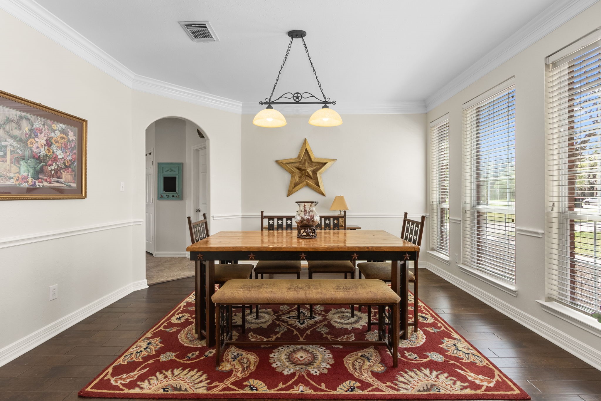 3610 Wellspring Lake Drive Fulshear, TX 77441 - Photo 9 of 45 a view of a dining room with furniture