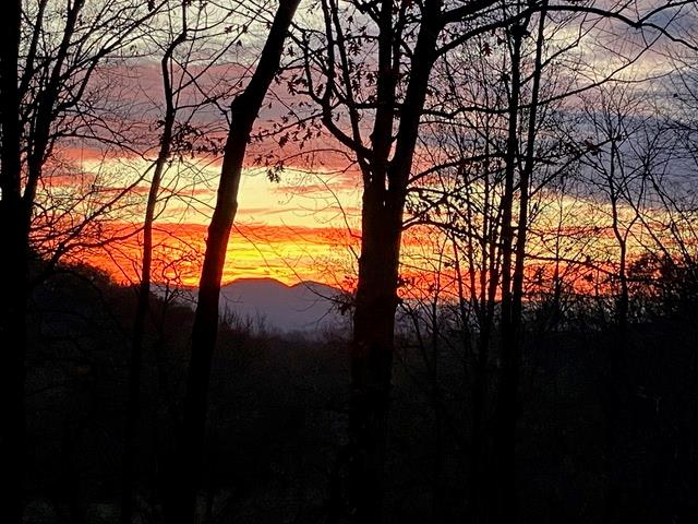 2912 Gribble Edwards Road Hayesville, NC 28904 - Photo 3 of 46 Sunset view from the front porch.