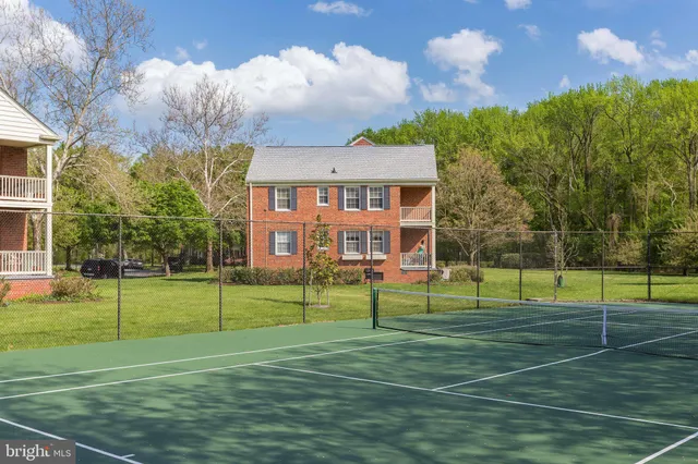 a view of garden with trees