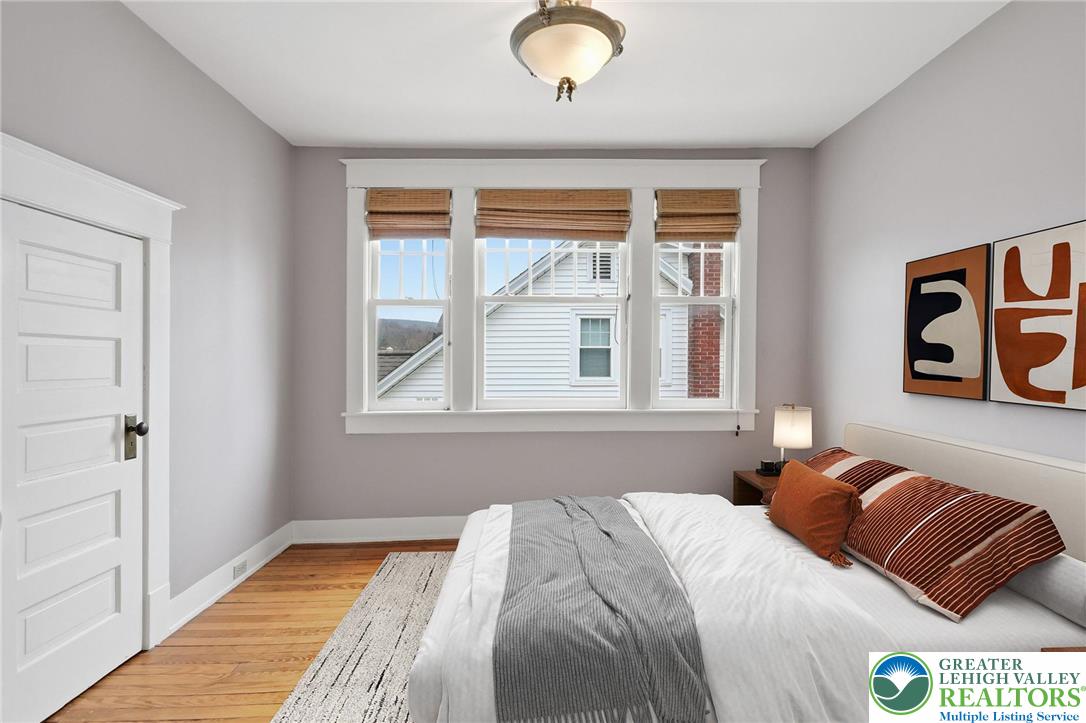 802 Poplar Street Clarks Summit, PA 18411 - Photo 37 of 50 a bedroom with a bed and a window