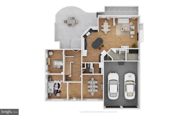 a view of outdoor space yard and blue lights