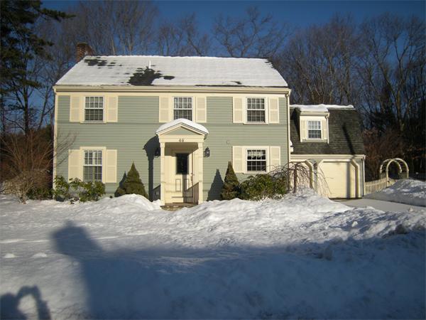 46 Northgate Road Wellesley, MA 02481 - Photo 1 of 1 a front view of a house with a yard