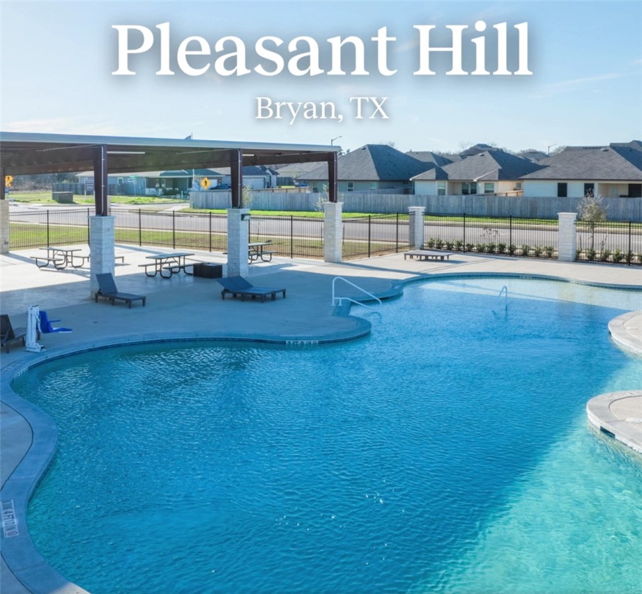 5433 Bear Run Bryan, TX 77807 - Photo 2 of 23 a view of a swimming pool with an outdoor seating