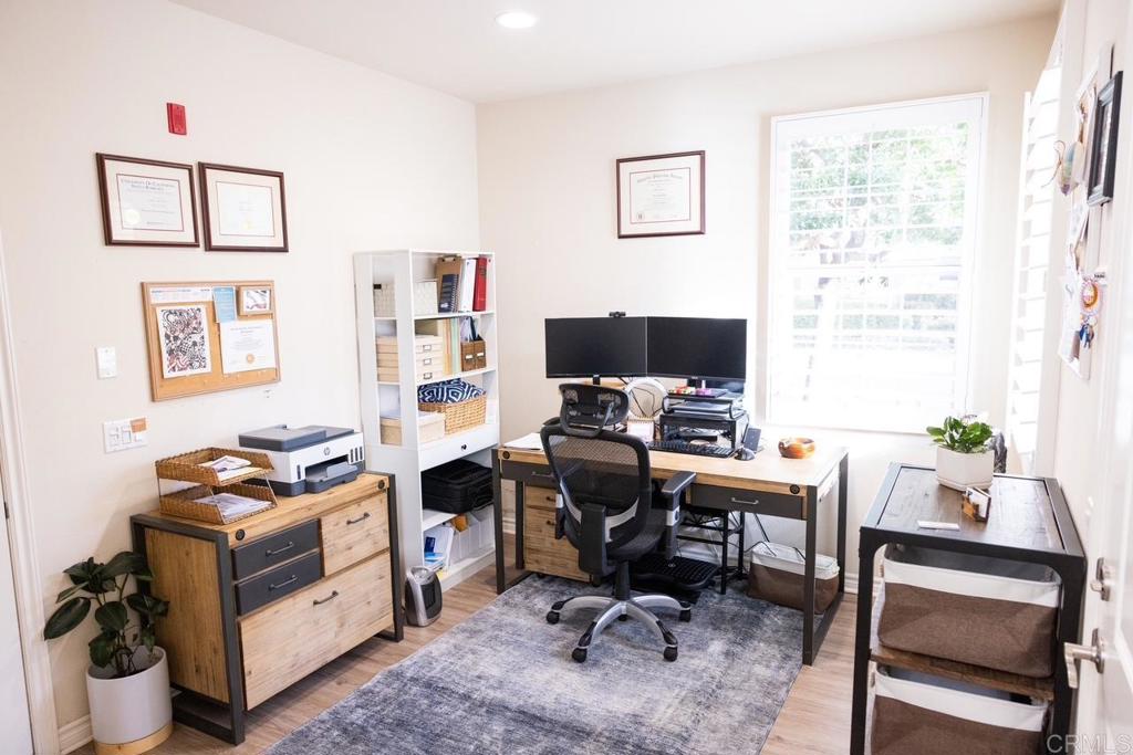2332 Sentinel Lane San Marcos, CA 92078 - Photo 15 of 24 a view of a workspace with furniture and a window