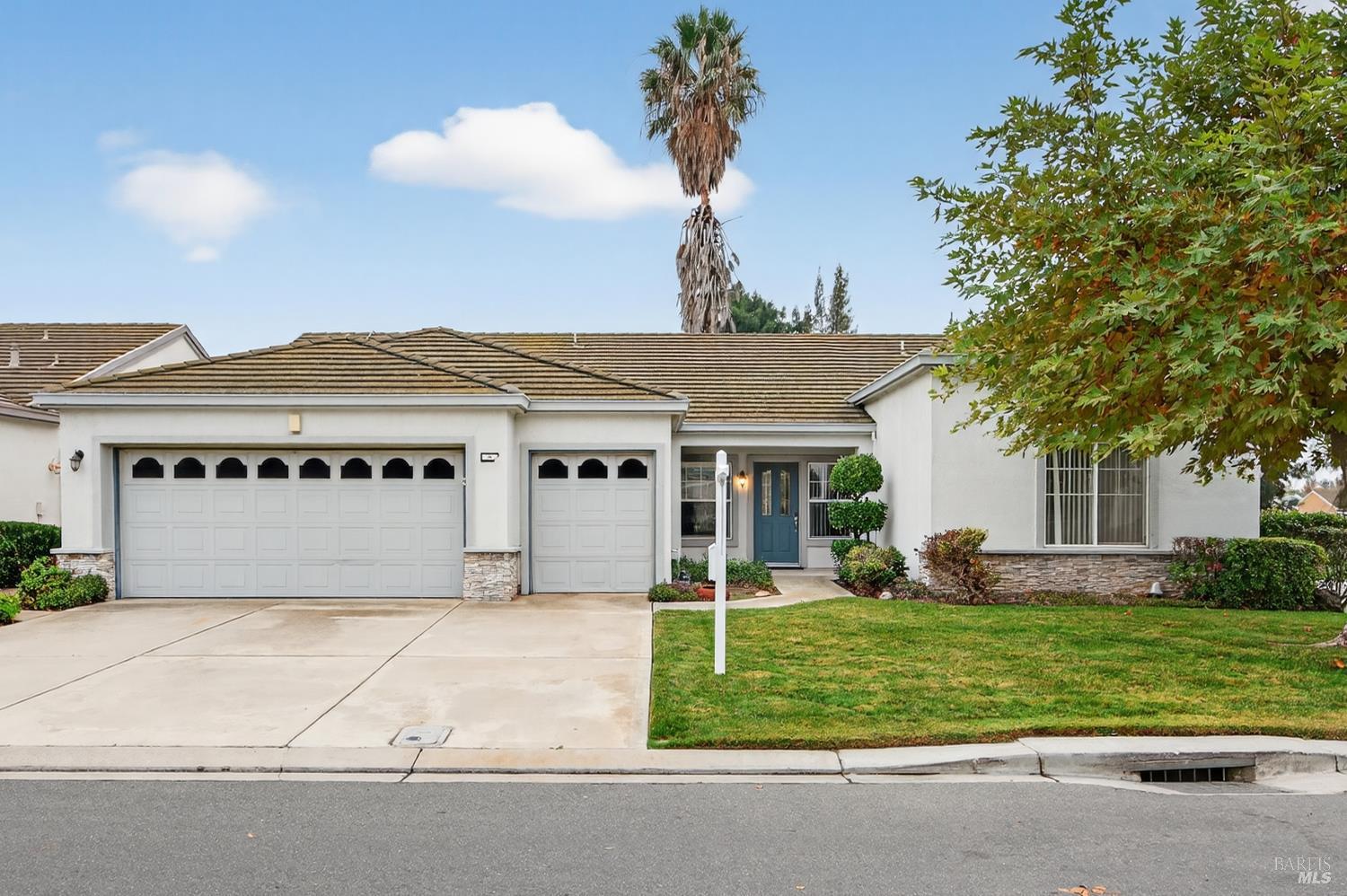 1024 Vintage Drive Rio Vista, CA 94571 - Photo 2 of 52 a front view of house with garage and yard