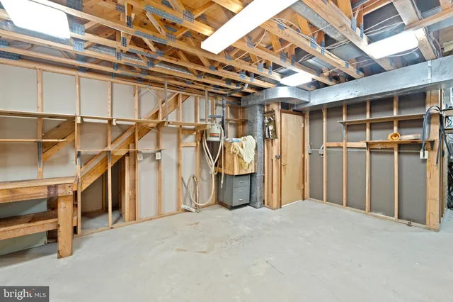 a view of storage and utility room