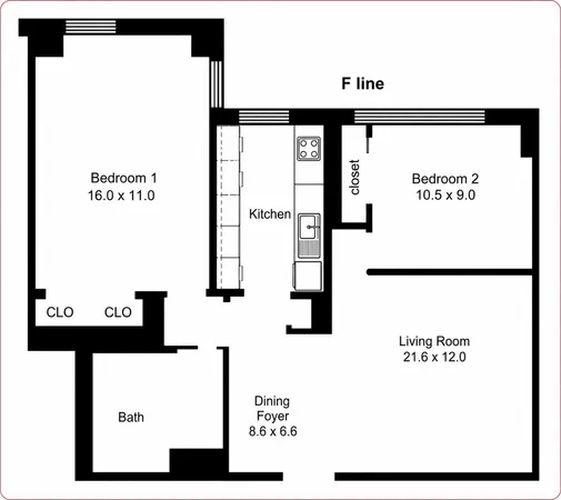 $525,000 | 195 Adams Street, Unit 4F | Downtown Brooklyn