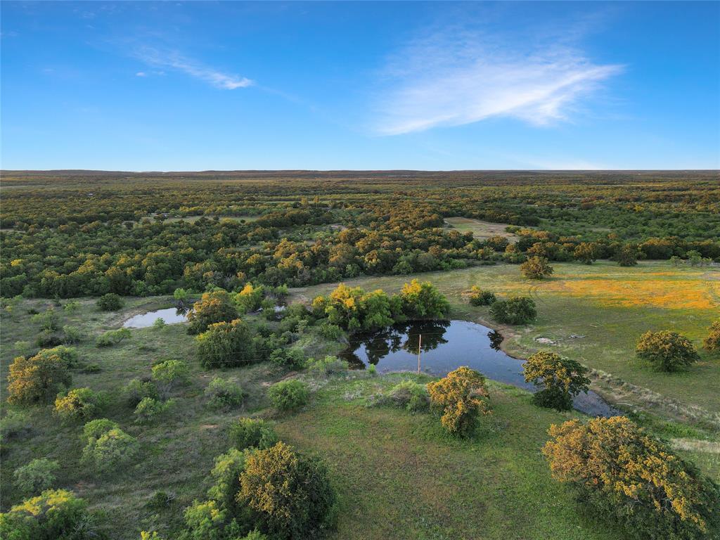 9150 Highway 6 Cisco, TX 76437 - Photo 4 of 26 Aerial view of property and surrounding area featuring a nearby body of water and a heavily wooded area