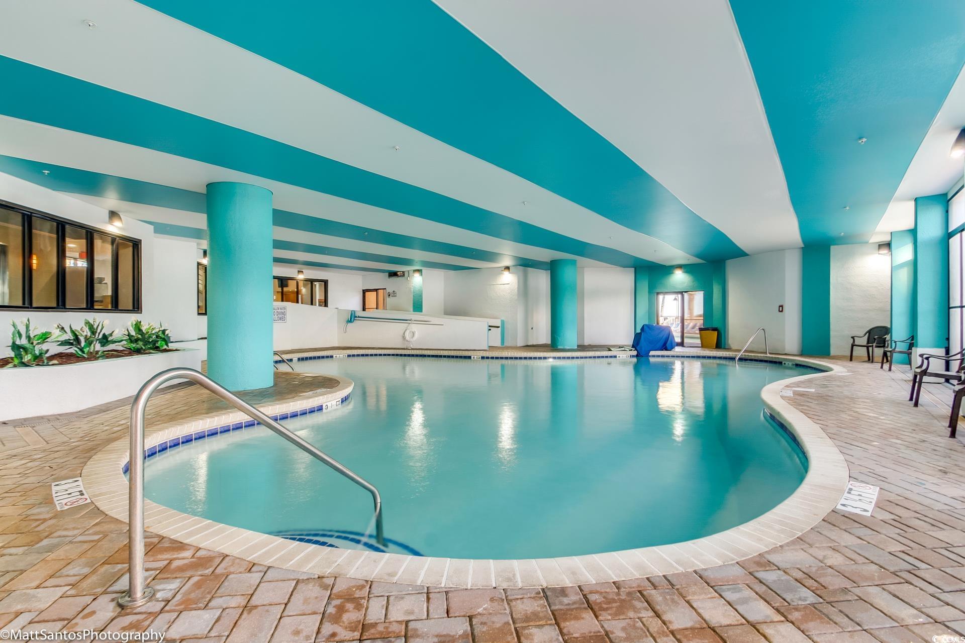 2710 North Ocean Boulevard, Unit 622 Myrtle Beach, SC 29577 - Photo 14 of 37 View of indoor pool