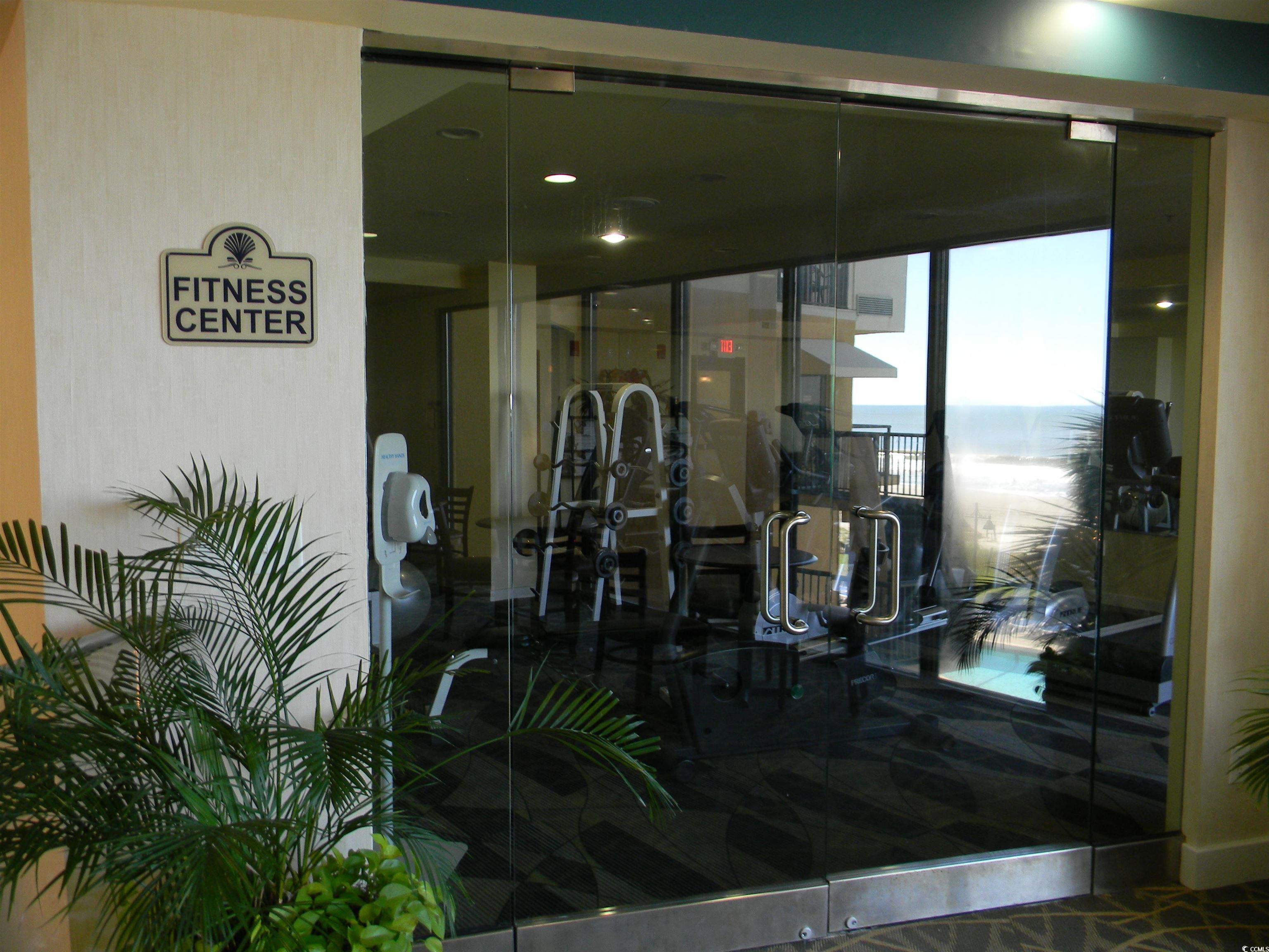 2710 North Ocean Boulevard, Unit 622 Myrtle Beach, SC 29577 - Photo 6 of 37 Exercise room with a water view