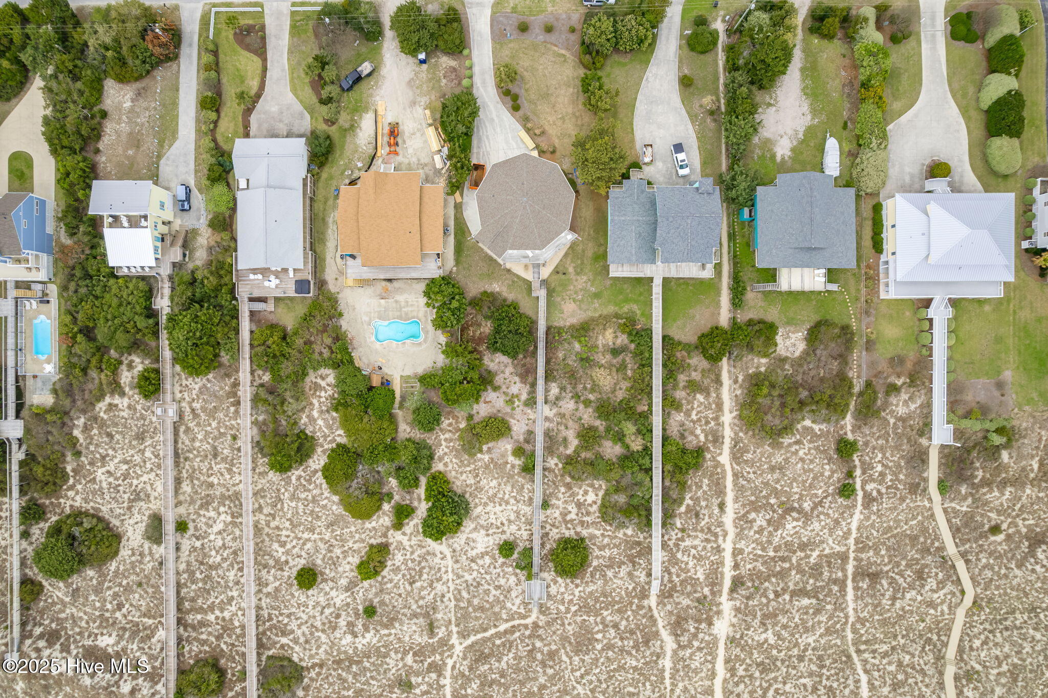 11009 Inlet Drive Emerald Isle, NC 28594 - Photo 51 of 53 Aerial view of Emeral Isle home