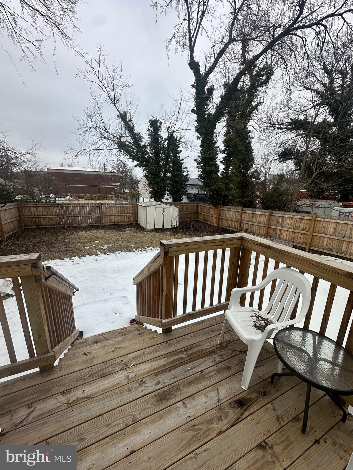 5904 K Street Capitol Heights, MD 20743 - Photo 24 of 30 a view of a wooden deck with furniture