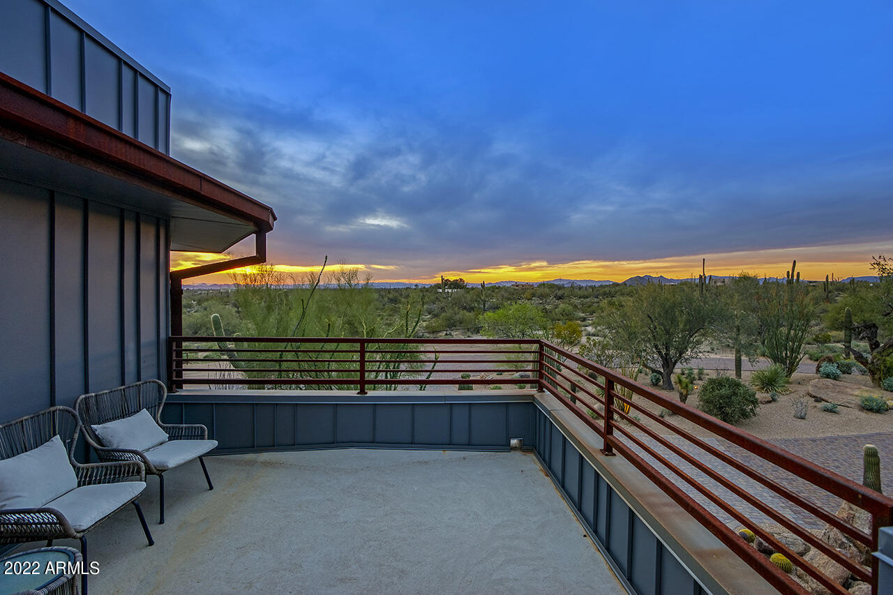 9216 East Jomax Road Scottsdale, AZ 85262 - Photo 33 of 41 Walk out Deck of 2nd level Den
